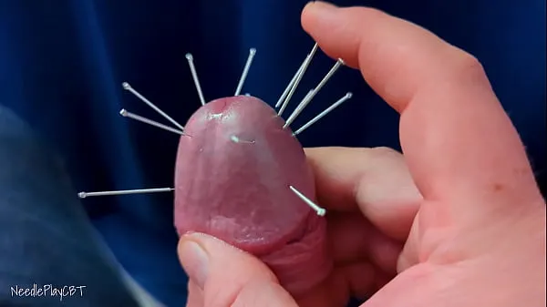 HD Ruined Orgasm with Cock Skewering - Extreme CBT, Acupuncture Through Glans, Edging & Cock Tease kraftvideoer