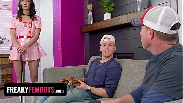 Videa s výkonem Sex Robot Veronica Church Teaches Inexperienced Boy How To Make It To Third Base - Freaky Fembots HD