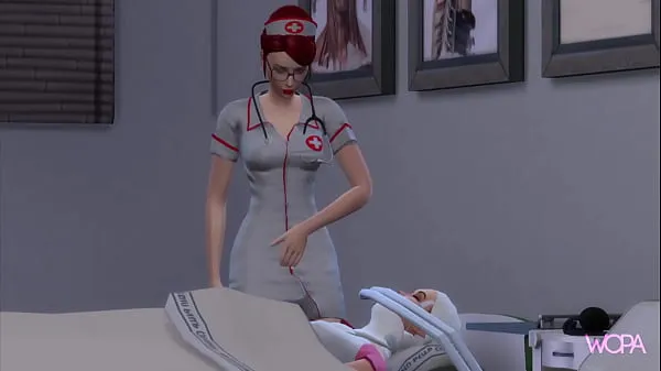 Videa s výkonem TRAILER] Doctor kissing patient. Lesbian Sex in the Hospital HD