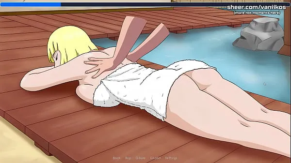 HD Naruto: Kunoichi Trainer | Busty Blonde Teen Samui Gets A Massage For Her Big Ass And Cumshot On Her Perfect Body At A Public Pool | Naruto Anime Hentai Porn Game | Part power Videos