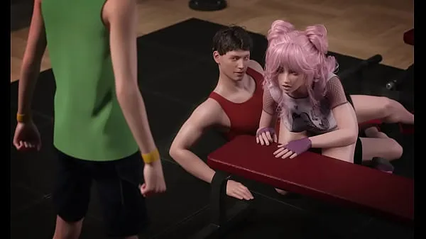 HD Pink Japanese gym パワービデオ