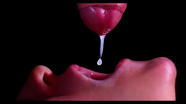 HD クローズアップ: あなたのペニスに最適な搾乳口!チンポをしゃぶるASMR、舌と唇のフェラダブルザーメンショット -XSanyAny パワービデオ