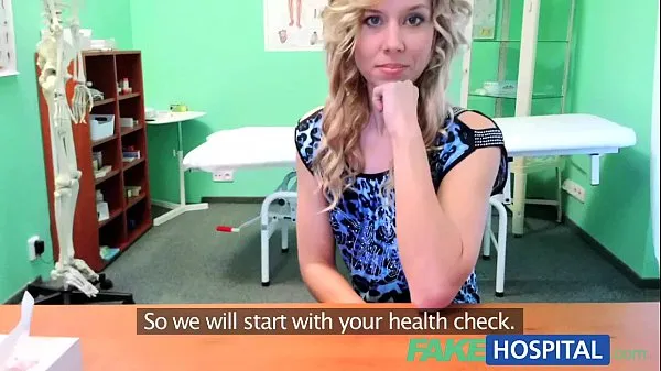 مقاطع فيديو عالية الدقة Fake Hospital Doctor offers blonde a discount on new tits in exchange for a good