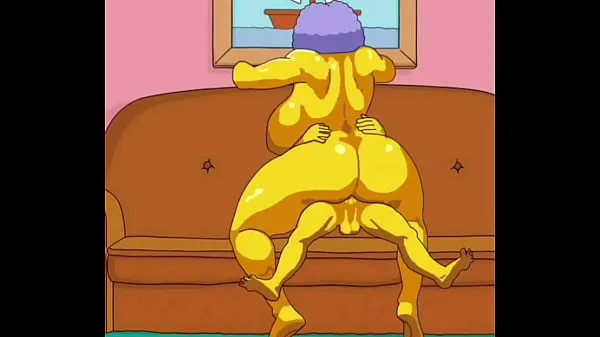 مقاطع فيديو عالية الدقة Selma Bouvier from The Simpsons gets her fat ass fucked by a massive cock
