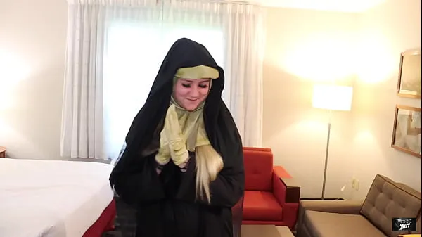 HD Halloween Creampie: Buxom Virgin Nun Gives Her Pussy Away to save an innocent guy's soul and ends up with cum dripping out of her pussy (EmilySkyXXX पावर वीडियो