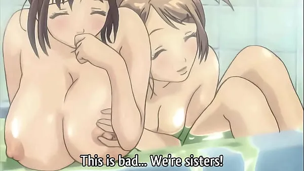HD step Sisters Taking a Bath Together! Hentai [Subtitled power Videos