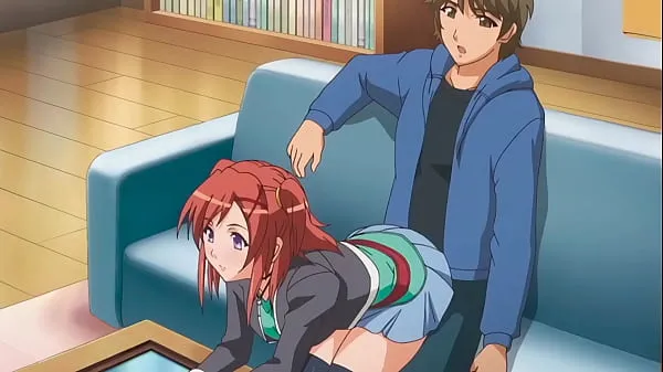 Videá s výkonom step Brother gets a boner when step Sister sits on him - Hentai [Subtitled HD