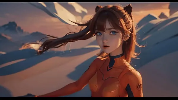 HD AI generated Asuka Langley asking for a dick पावर वीडियो