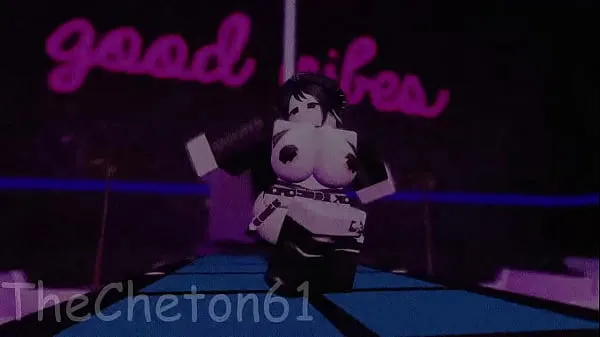 HD Roblox Strip Club Experience, a slut dances in the Strip Club and gets fucked by a huge cock パワービデオ