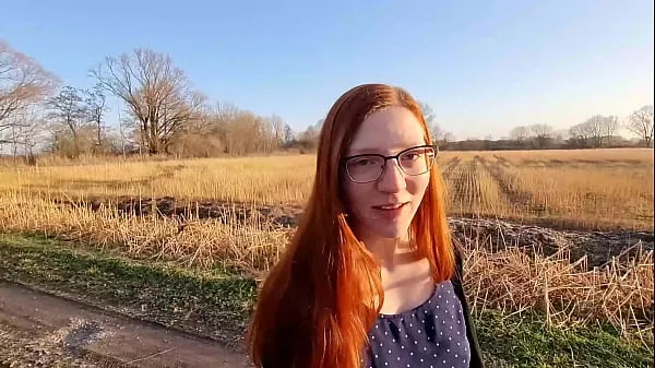 ایچ ڈی Redhead young woman undresses outside for the first time پاور ویڈیوز