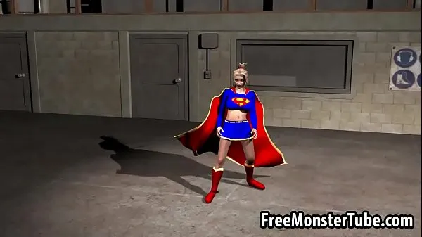 HD Foxy 3D cartoon Supergirl riding a rock hard cock 강력한 동영상
